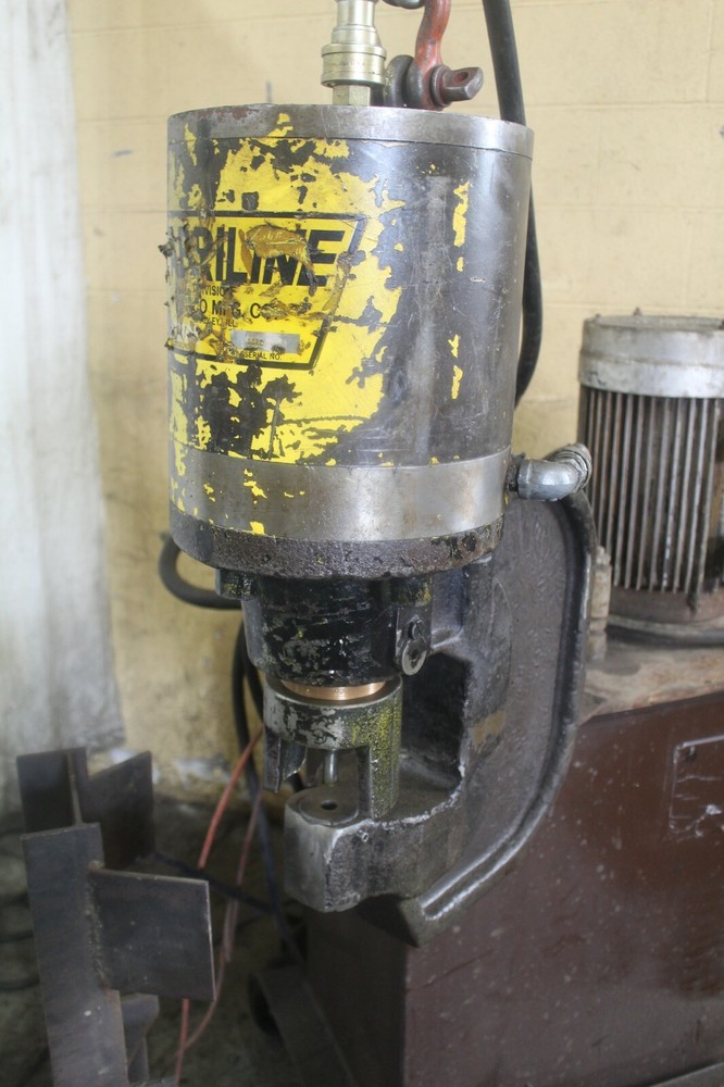 80 TON FABRILINE MODEL FP80 PORTABLE HYDRAULIC FLANGE PUNCH: YODER #71173