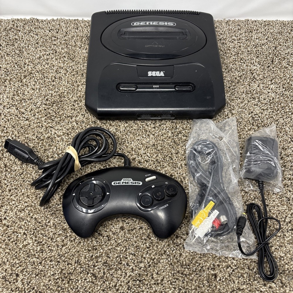 Sega Genesis Model 2 Console System Bundle Cords OEM Controller Tested