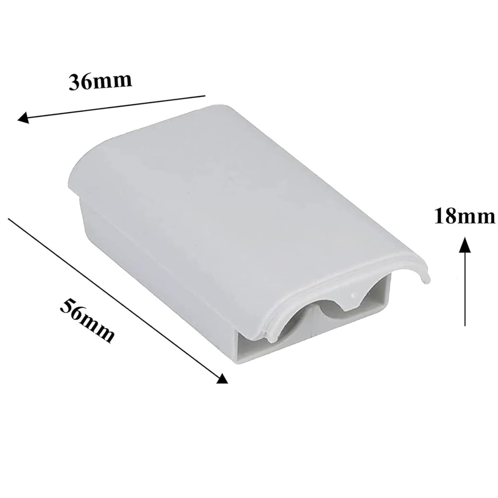2 Pack Battery Pack Cover for Xbox 360 Wireless Controller, Replacement Battery
