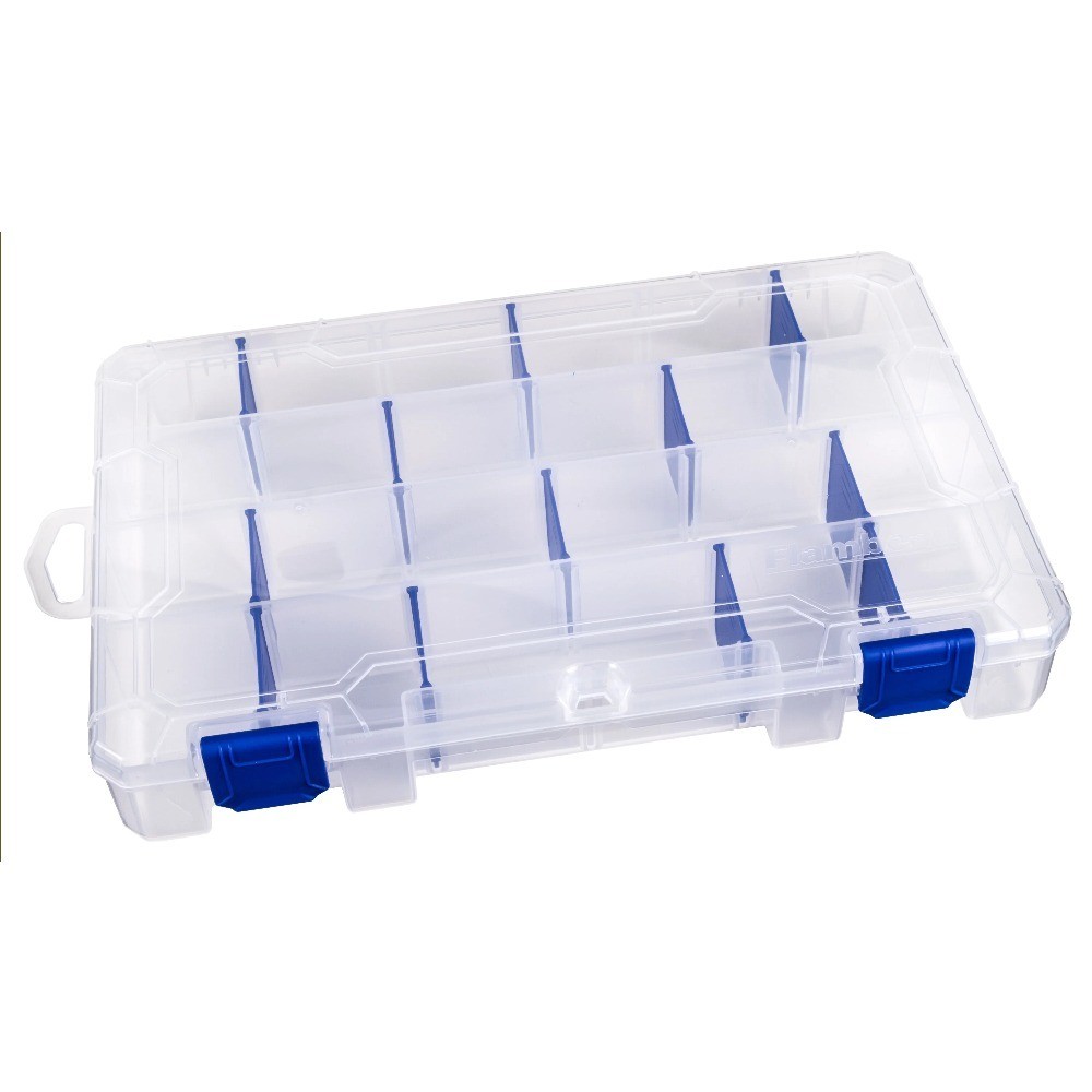 2-Pack 24-Compartment Storage Organizer Box with Removable Dividers and Rust