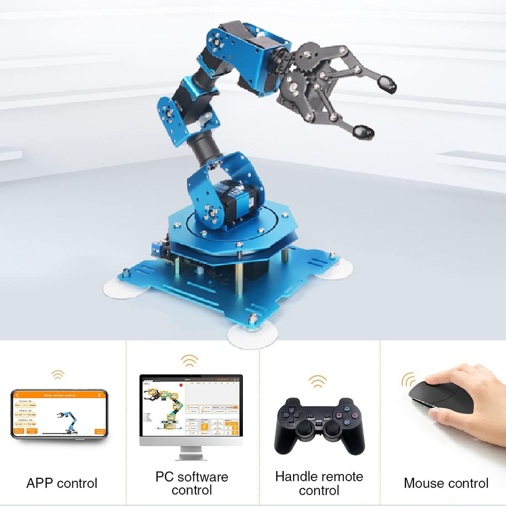 Robotic Arm for Arduino Coding Programming 6DOF -Xarm1S STEM Educational Buildin