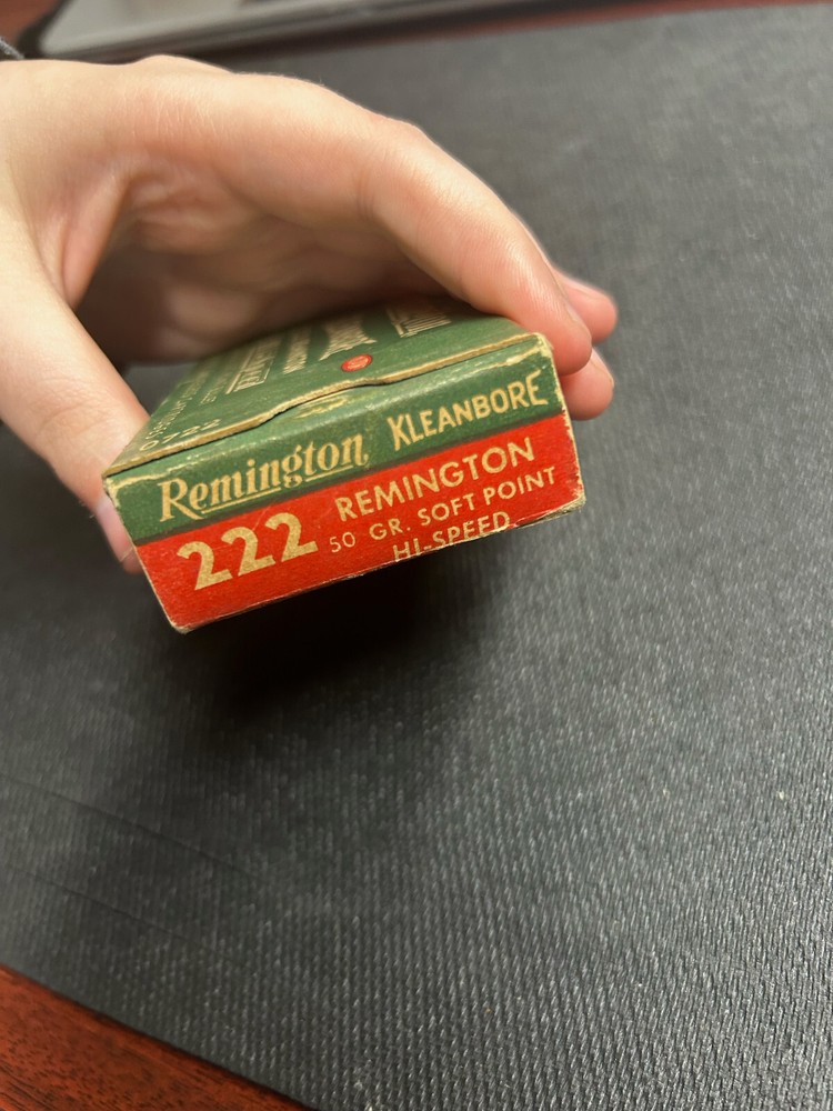 REMINGTON 222 VINTAGE BOX