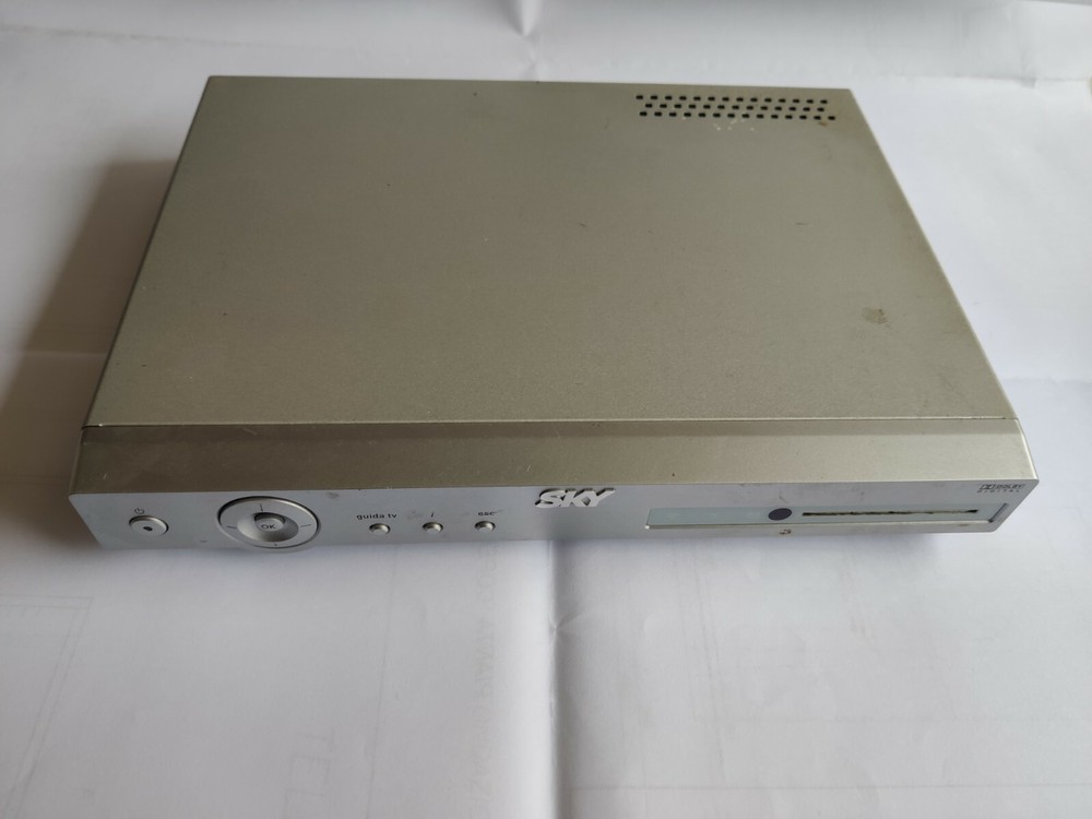 Sky decoder digital tv model dsb b550N scart metallic dolby digital