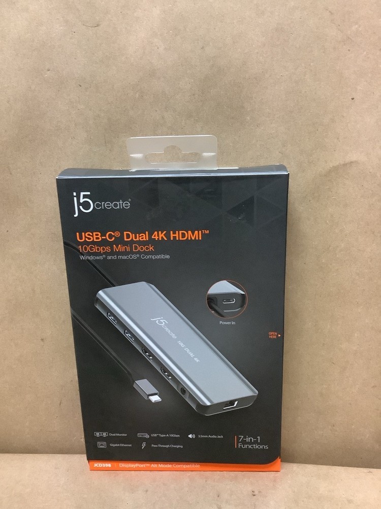 J5 CREATE USB-C DOCK IN BOX (G29012349)