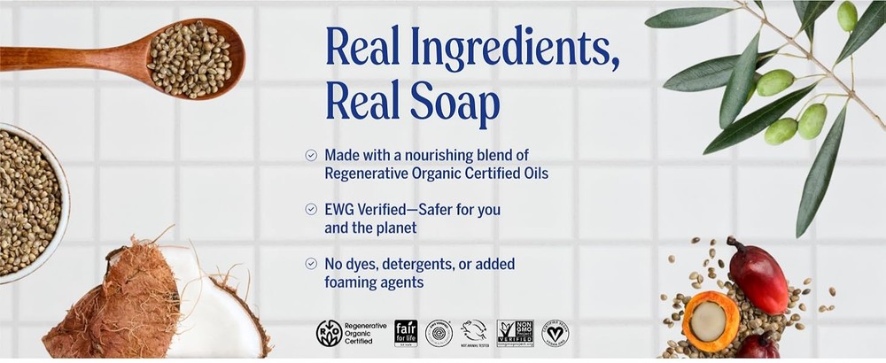 Dr. Brer's e-Castile Magic Soap Bars - Made with Renerative