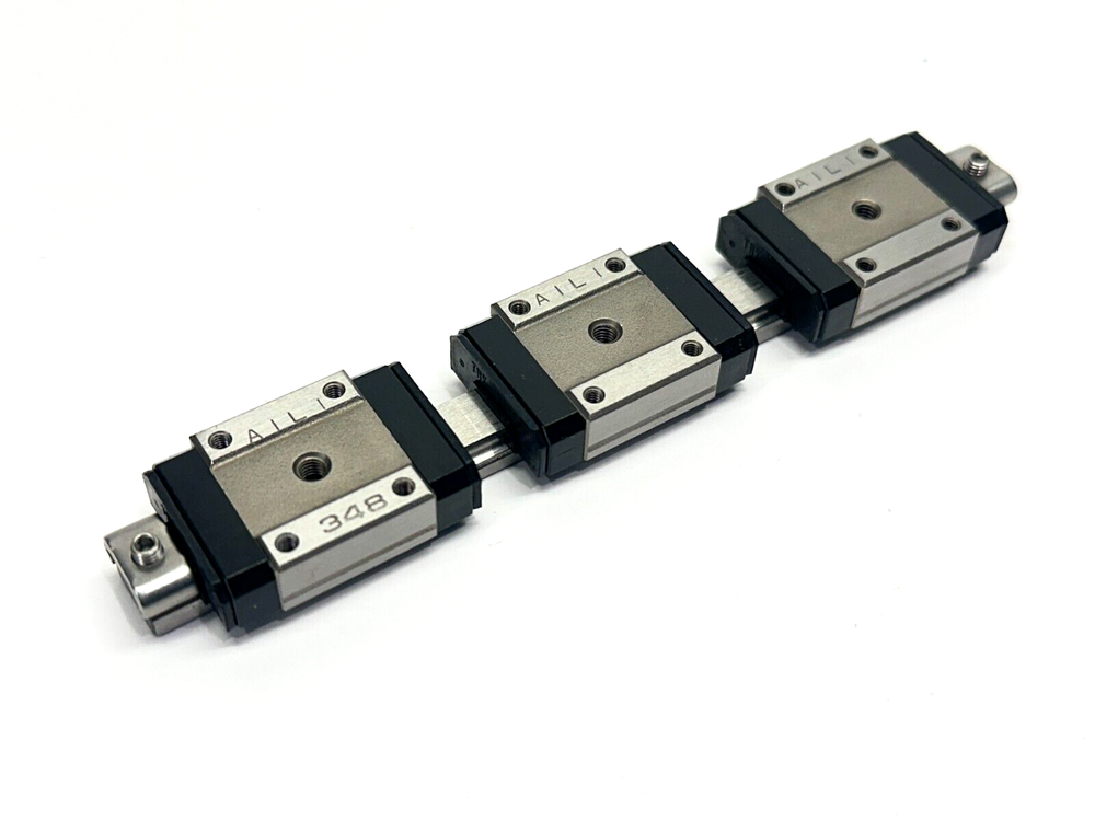 THK RSR 9M Linear Guide Blocks w/ 115mm Guide Rail