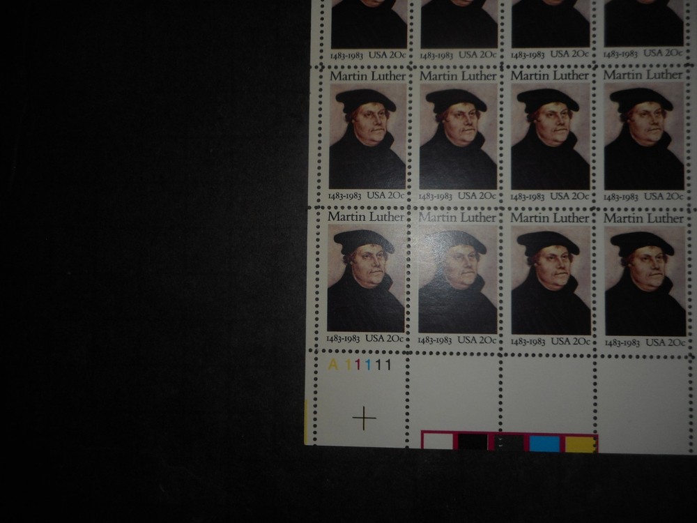 Scott 2065, 20 cent, Martin Luther, Sheet