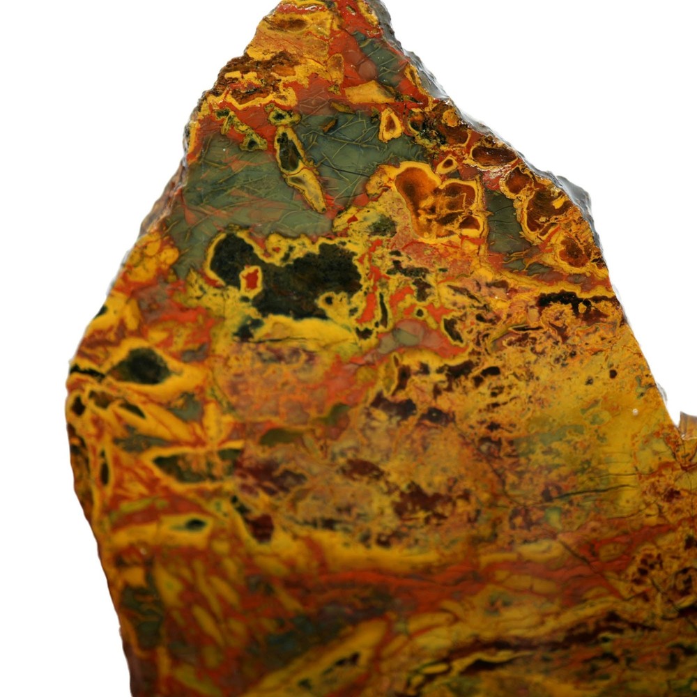 Kaleidoscope Jasper Slab - Floating Orb Psychedelic Pattern