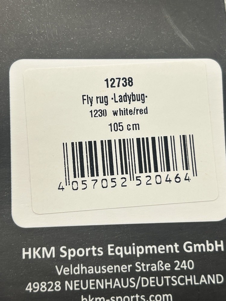 HKM Fly rug -Ladybug 105 CM