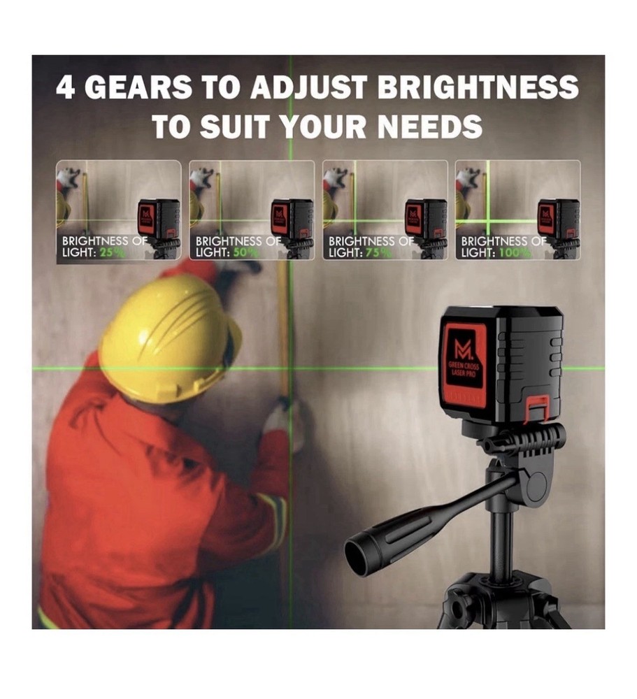 Laser Level 100ft Green Cross