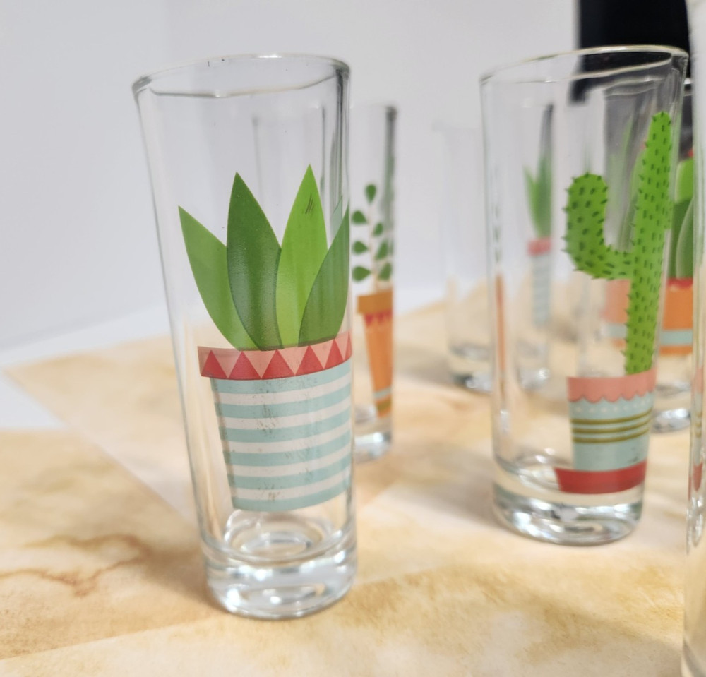 10-PK Cactus Shot Glasses