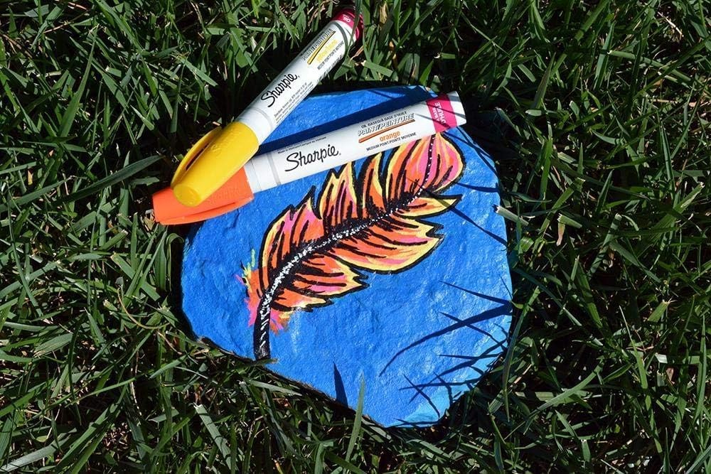 Sharpie Oil-Based Paint Marker, Medium Point, 1 Count (Pack of 3), Silver