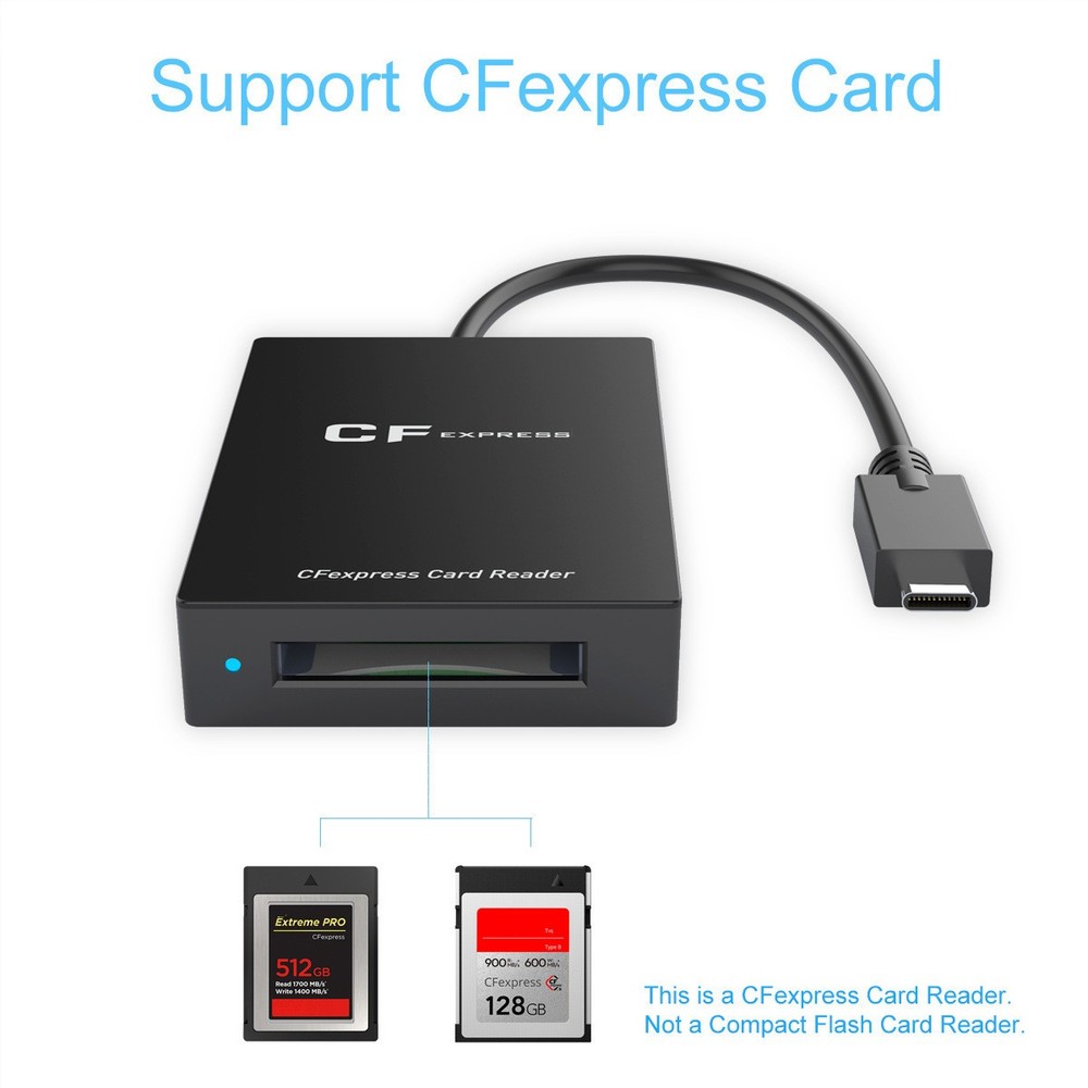 CFexpress Type B Card Reader USB3.1 Gen 2 Type C Card Reader CFexpress Memory c