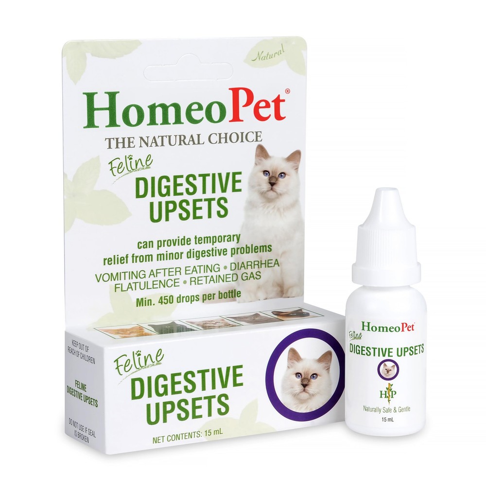 Natural Cat Digestive Support for Upsets - 15ml Safe Solution