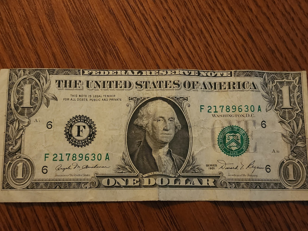 Dollar Bill, Unique Printing Error