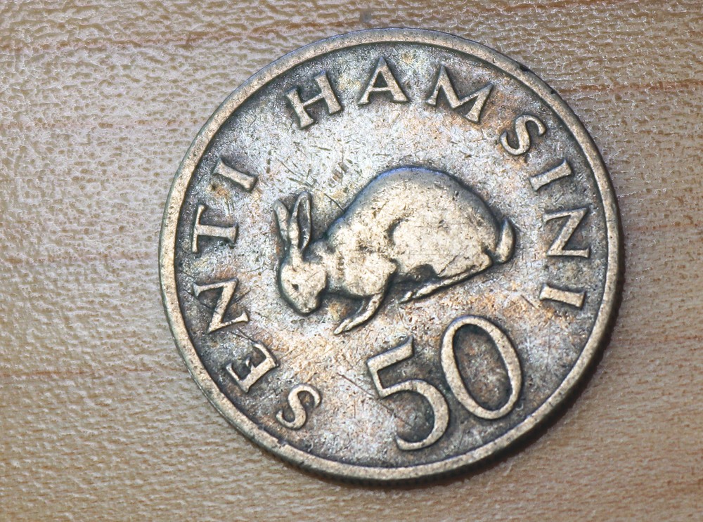 1966 Tanzania 50 Senti Rabbit
