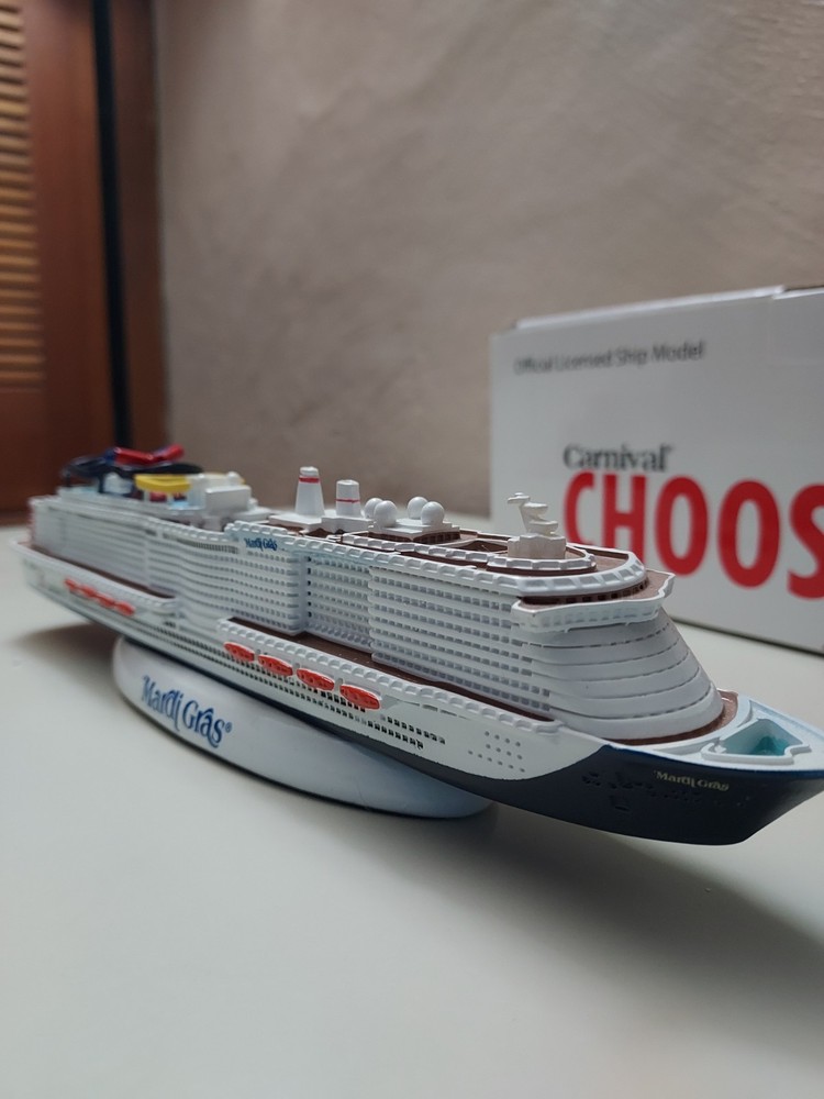Carnival Mardi Gras Cruise Ship Model