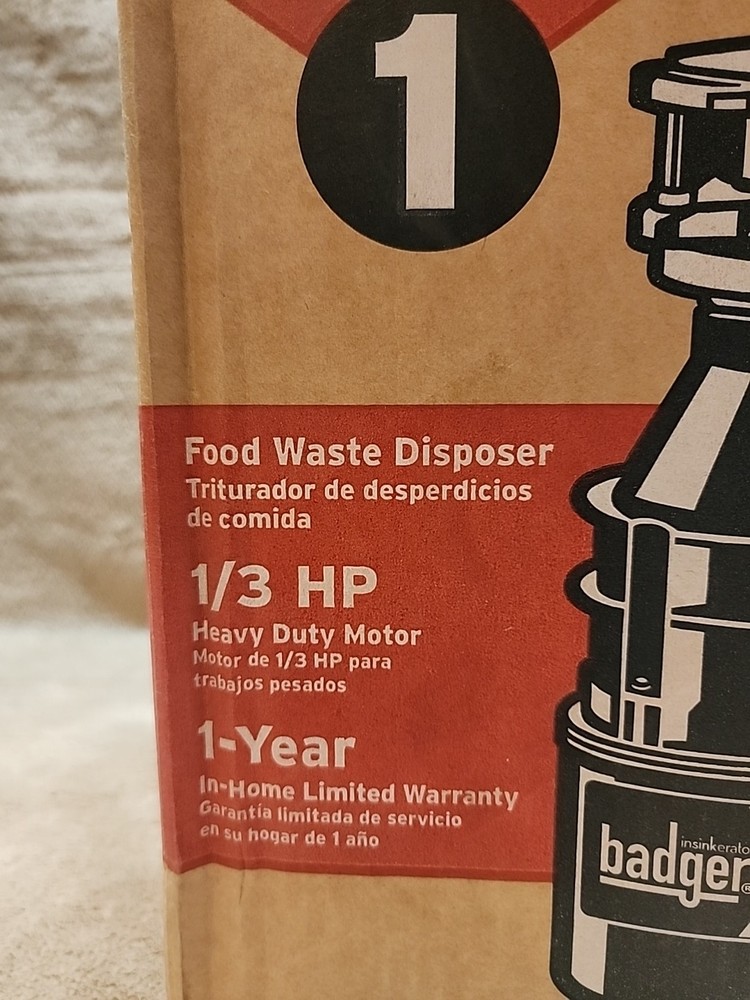 InSinkErator Badger 1: 1/3 HP Garbage Disposal