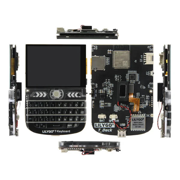 Meshtastic T-Deck LoRa Bundle - Encrypted Communication, Free Messages, New UI