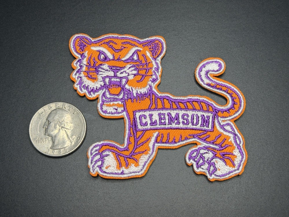 Clemson University Embroidered Iron On Patch