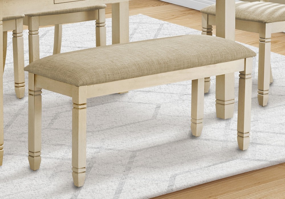 Bench, 41" Rectangular, Kitchen, Dining Room, Entryway, Bedroom, Upholstered