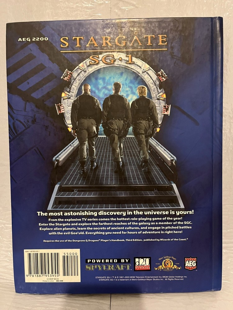 Stargate SG.1 RPG Core Rulebook