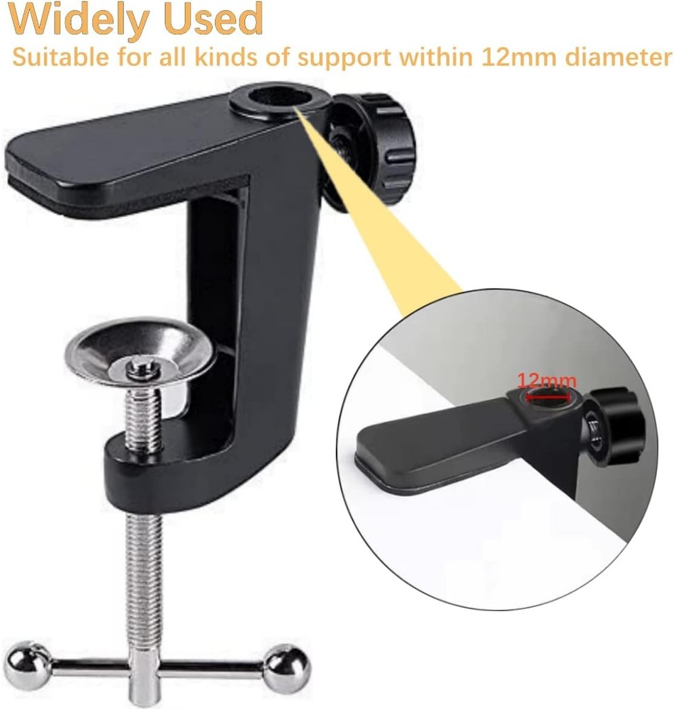 Adjustable Desk Light Mount Clamp