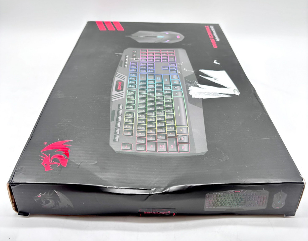 NEW Redragon Essentials Gaming Keyboard And Mouse w/ Programmable Backlight