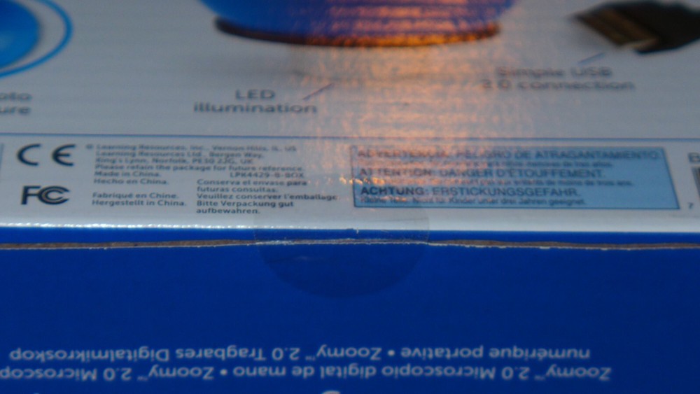 Learning Resources Zoomy 2.0 Handheld Digital Microscope STEM 54X Magnification