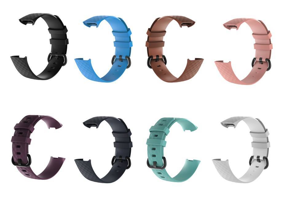 Replacement Classic Wristband for Fitbit Charge 3 Activity Tracker  SM LG