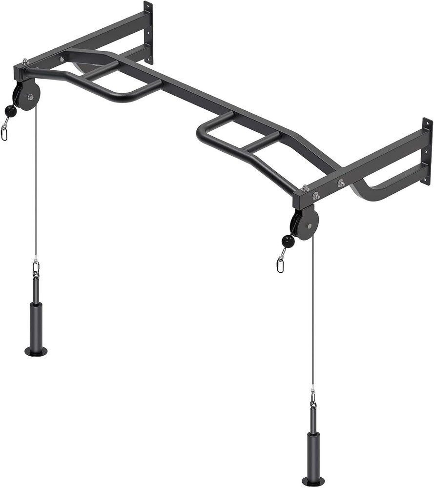 48" Ceiling Mounted Pull Up Bar Heavy Duty Multi-Grip Chin Up Bar,Mounted Pullup