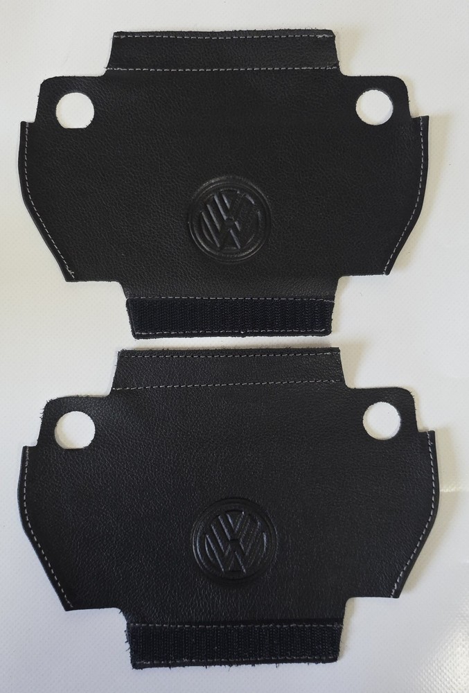 T5 & T5.1 Leather Inner Door Pull Handle Cover with GREY stitch.