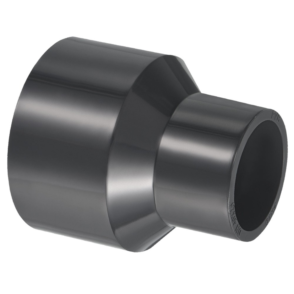 PVC Reducer Pipe Fitting 2x1.3" Socket Coupling Adapter Connector, Grey