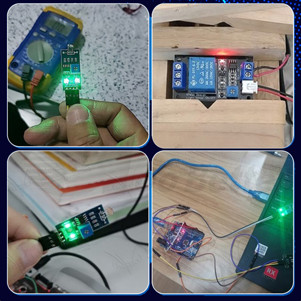 5V 12V Photoresistor Photodiode Light Sensor Module Relay Control Switch Detect