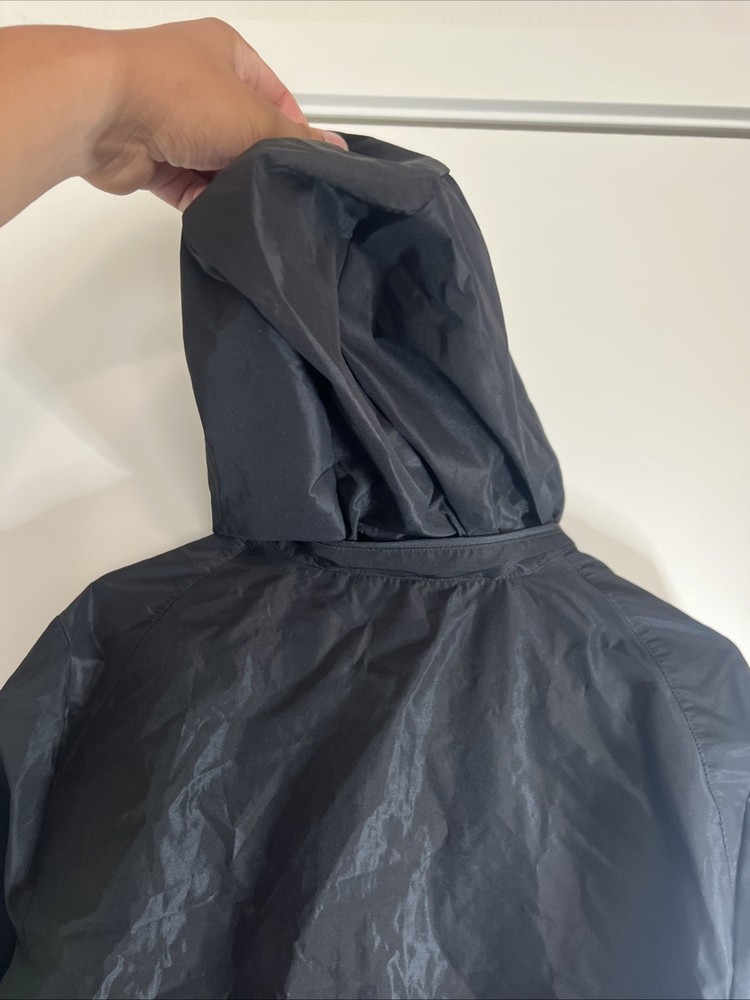 callaway golf full zip black jacket medium men packable hood