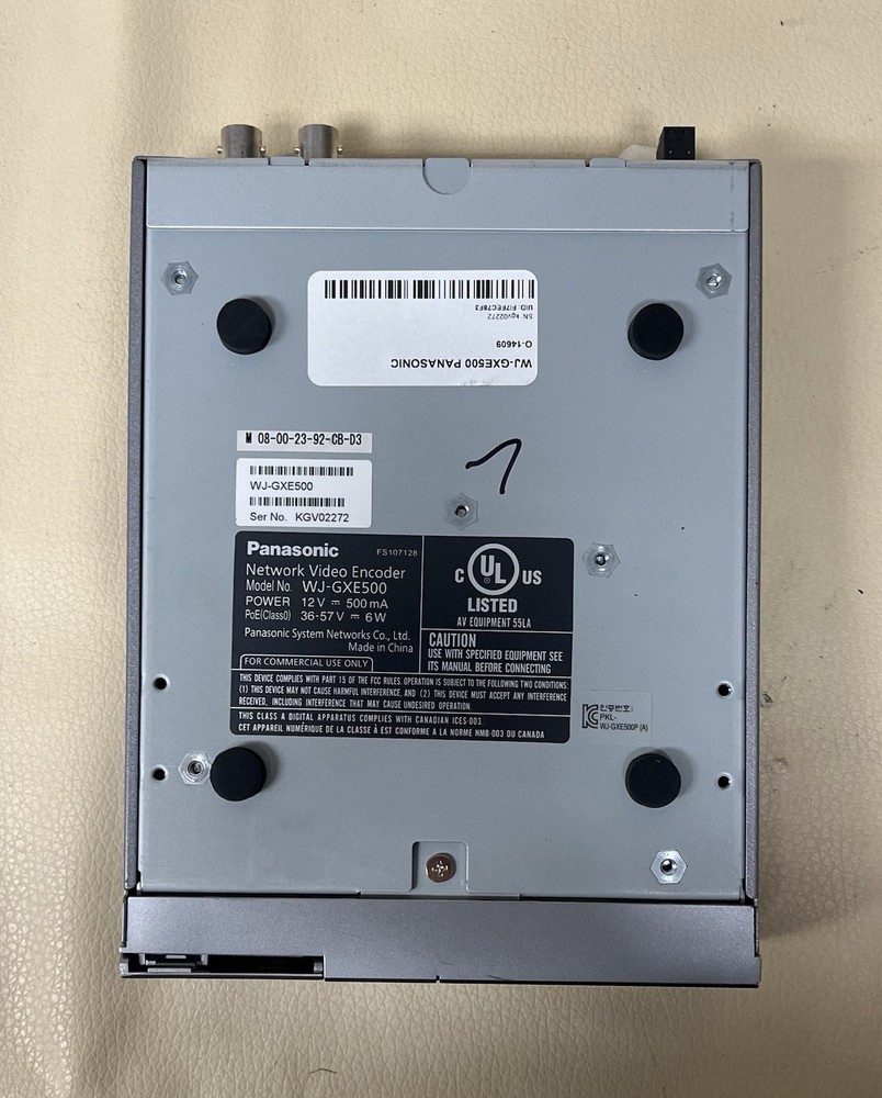 Panasonic WJ-GXE500 Network Video Encoder