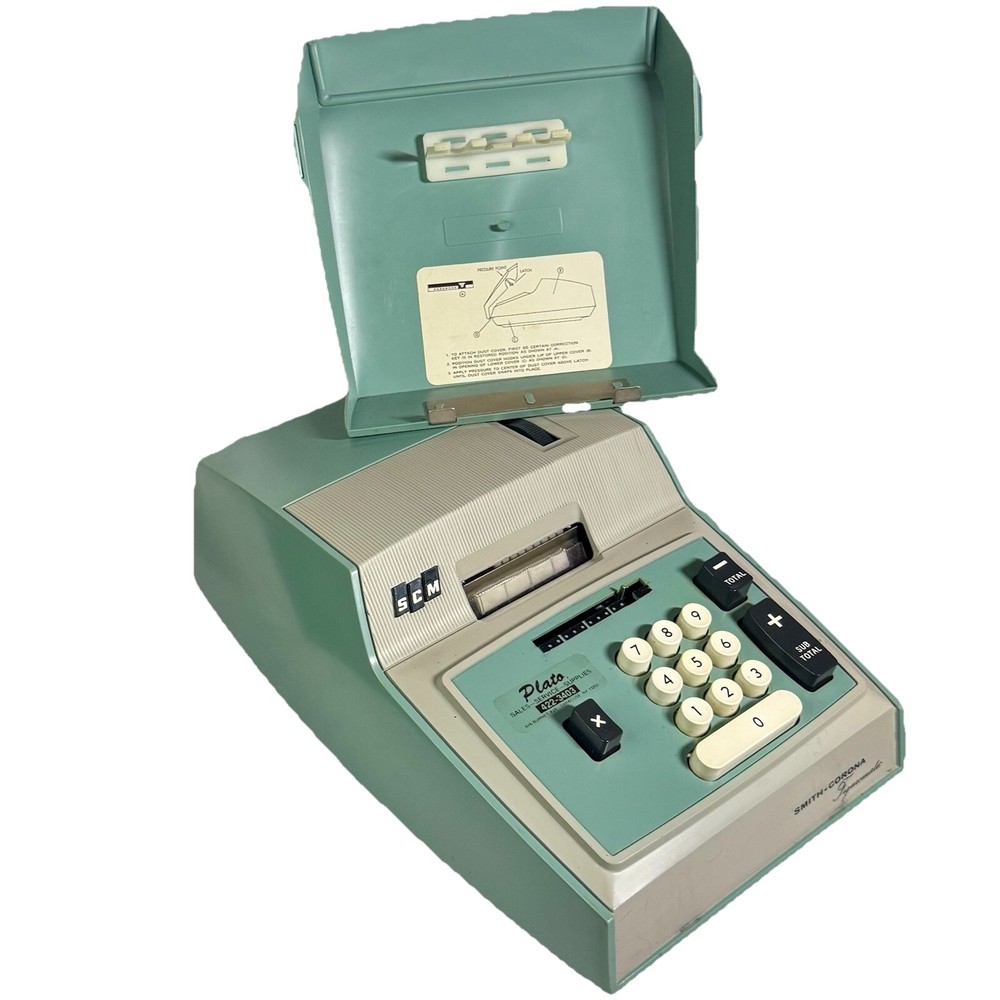 Smith Corona SCM 708 Figurematic Electric Adding Machine Original Box TESTED