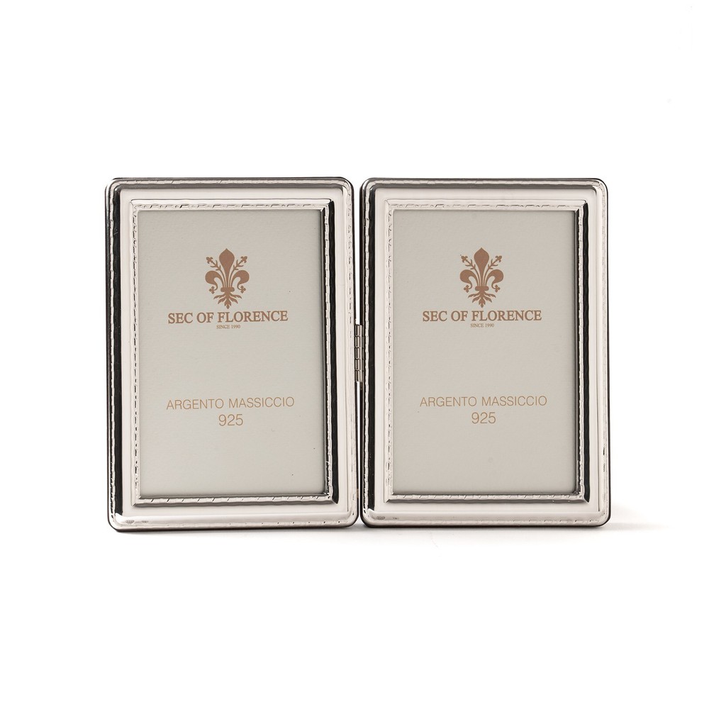 925 Solid Silver Frame Unique Elegance 9x13x2 /7371 DOUBLE