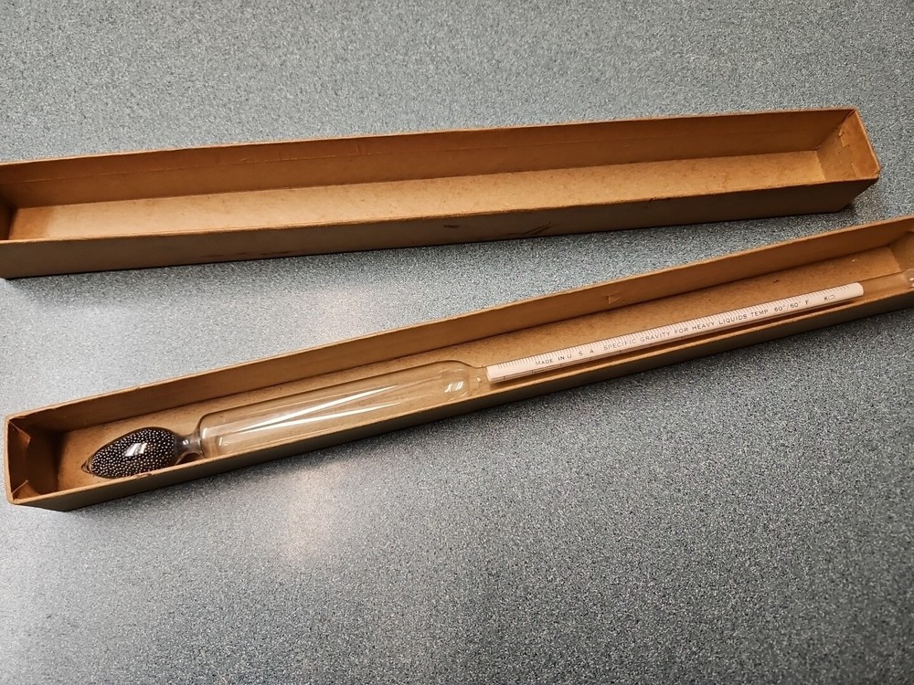 Vintage Kimble Glass Hydrometer No. 31260