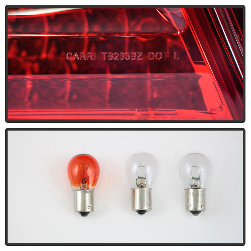 1996-2002 Mercede-Benz W210 E300 E320 E430 E55 Red Clear LED Tail Lights Lamps