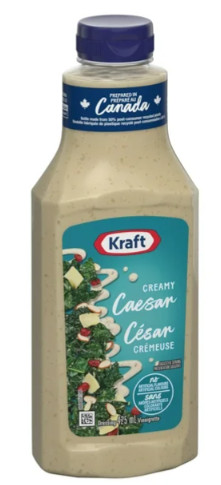 Kraft Creamy Caesar Salad Dressing, 425ml (4 Pack)
