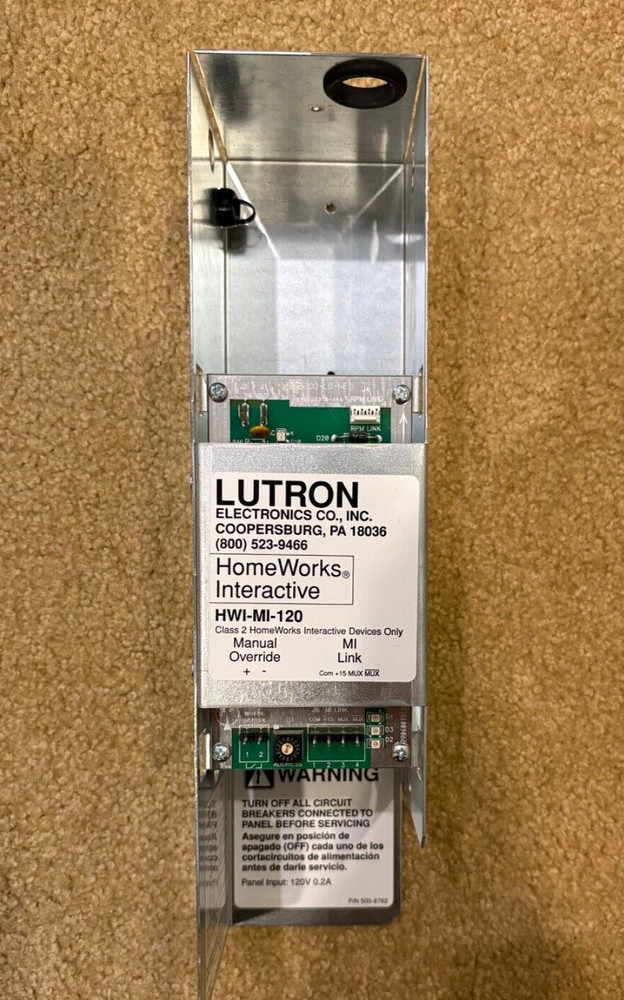 Lutron HomeWorks Interactive HWI-MI-120 120 V~ Module Interface-FINAL PRICE CUT!