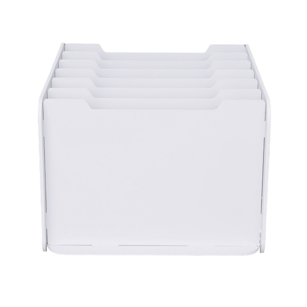 7 Tier Desktop Organizer Paper File Holder Document Storage Rack Office Home NEW