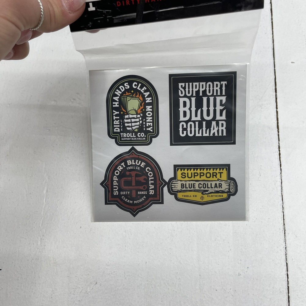 Troll Co Matte Aatck Hard Hat Sticker Pack