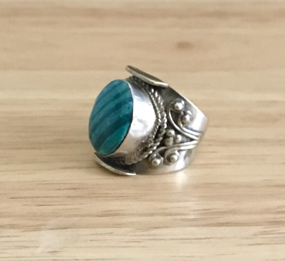Tibetan Malachite Ring