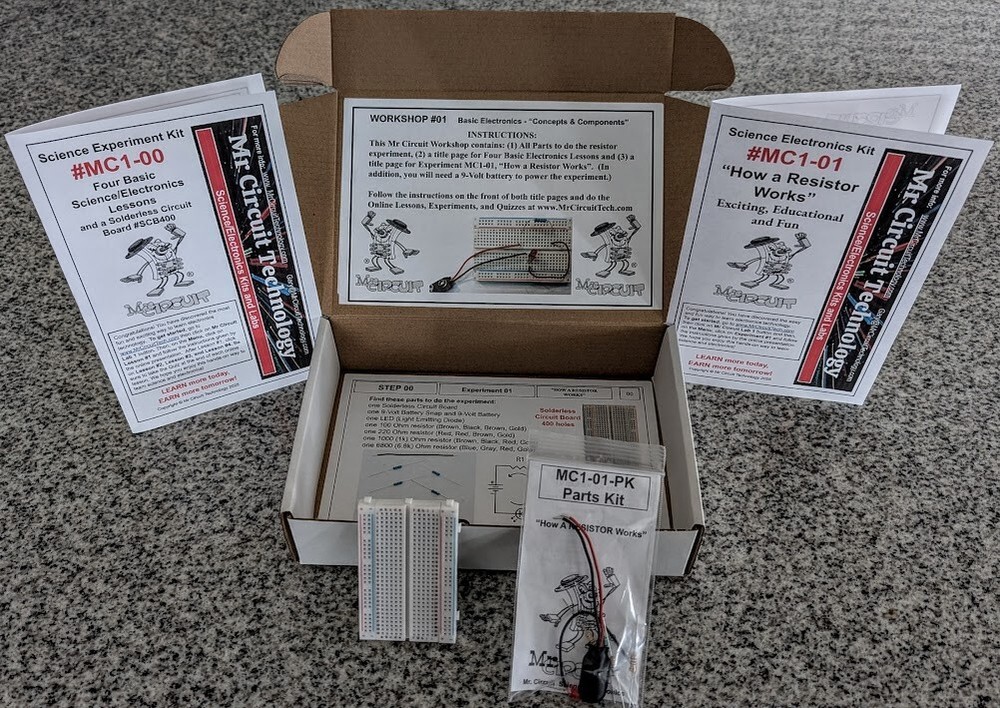 MC1-WS-01 Mr Circuit Basic Electronics Learning Workshop