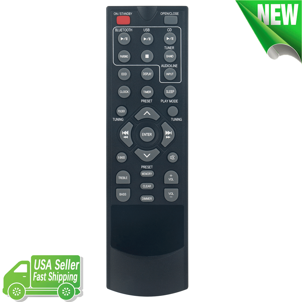 RRMCGA424AWSA Replacement Remote Control for Sharp Audio System