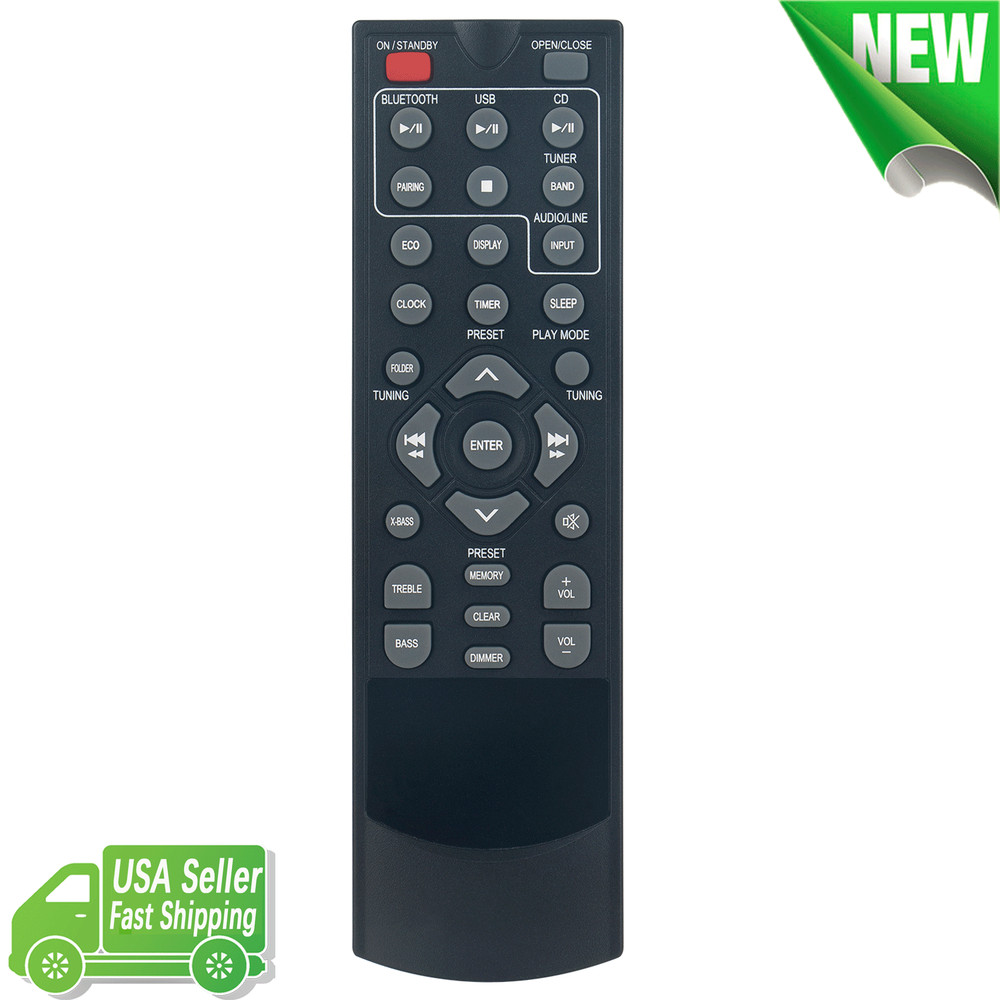 RRMCGA424AWSA Replacement Remote Control for Sharp Audio System