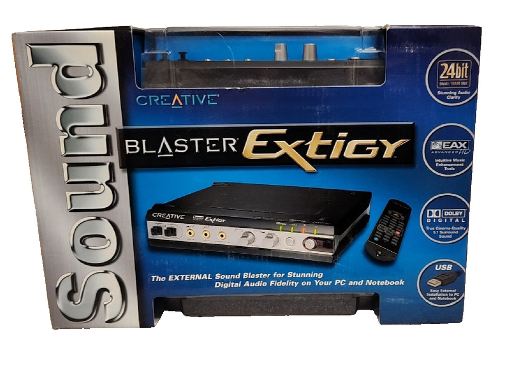 NEW IN BOX - Creative Labs Sound Blaster Extigy