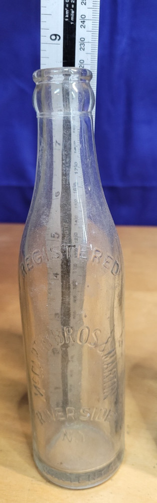 7 Vintage Bottles, 1 with Stopper
